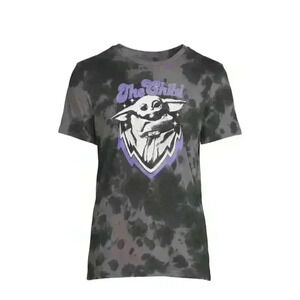 Star Wars Mens Mandalorian Baby Yoda Tie Dye T-Shirt